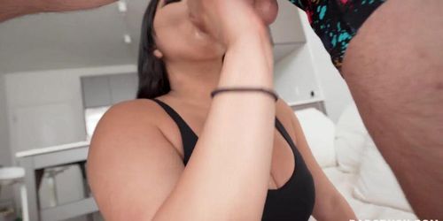 Stepdaughter Wants To But Is A Little Short On Cash (Julz Gotti, Little Dick)