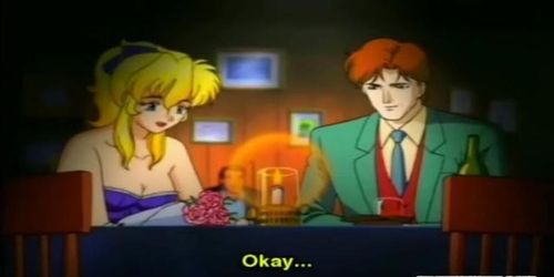 Blonde hentai gets licked her boobs and pussy