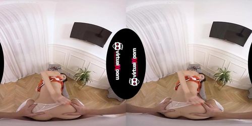 Cheerleader Anal Fucked - Hardcore Pornstar Cindy Shine POV in a Cheerleader Outfit