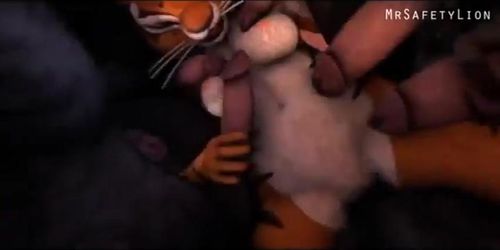 Kung fu panda Threesome - Tnaflix.com