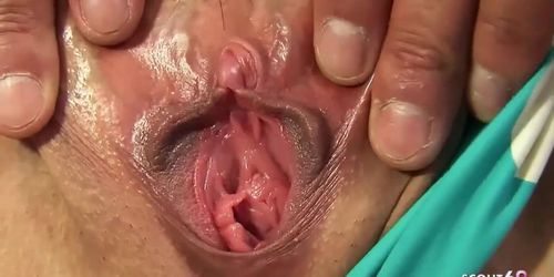 SCOUT69 - Skinny Petite Japanese Teen talk to Creampie Casting Fuck