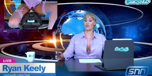 Camsoda - Dirty Blonde Milf Rides Sybian Until Wild Orgasm Live On Air