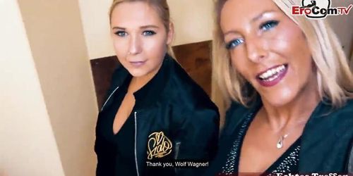 MATURE GIRL PICKS UP GIRL FOR FIRST TIME LESBIAN EROCOM DATE (Lana Vegas, Lena Nitro)