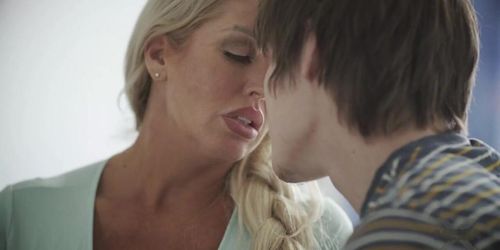 Tyler Cheers Up Step Mother Alura Jenson (Tyler Knight)