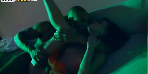 WTF Pass - Student group sex on Halloween, part 3 (Amber Daikiri, Cosette Ibarra, Elaine Meadors, Hailey Ariana)