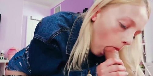 OnlyTeenBlowjobs - Cute Teen Is Not So Innocent (Blue Eyes, Kate Bloom)