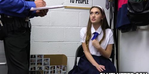Officer Tommy offered his real cock for curious teen Sera (Real Dick, Sera Ryder)