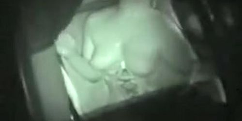 Stranger’s cumshot on a naughty dogging wife at night