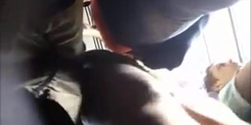 Encoxada 133: Busty Fatty girl Let me encoxar her rump