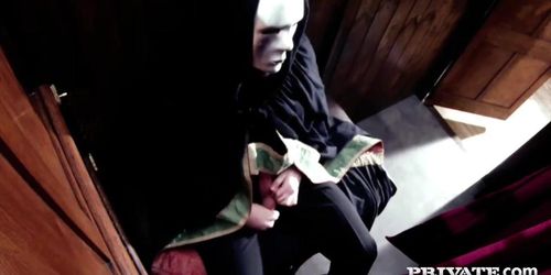 Satine Spark Is Cleansed By The Priest’S Big Cock