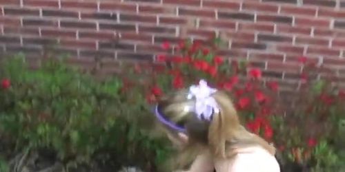 Watch me wiggle in my tiny little hula girl costume (Amazing litTle, Kitty Kim, Lovable Kitty)