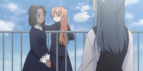 School Anime Lesbian - Innocent Lovers 1 - Skinny Anime Lesbian Schoolgirls Lick Pussy At School -  Tnaflix.com