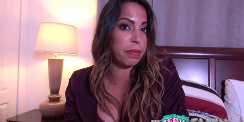 Hot Latin Step-Mom Instructs Inexperienced Son-in-law