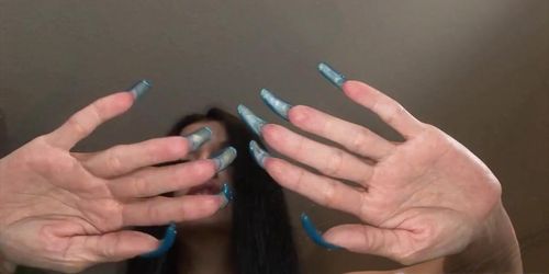 Silver Long Nails Handjob - long nails handjob' Search - TNAFLIX.COM