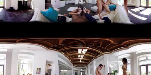 August Ames, Valentina Nappi, Jaclyn Taylor - Cumming Full Circle 3D 360 1080_3dv