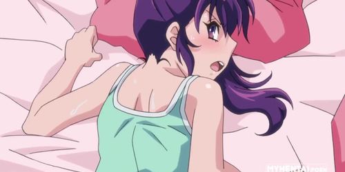 Purple Hair Hentai Movie Uncensored - Cute hentai beauty with purple hair enjoys sex (uncensored) - Tnaflix.com
