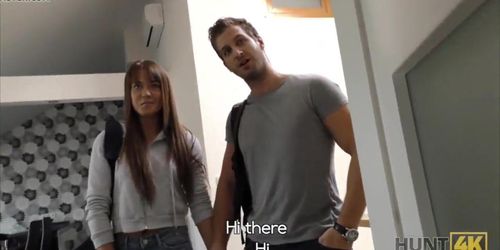 HUNT4K. Sexy beauty in knee socks under my control (Angella Christin, Beauty Dior, Lonely Girl)