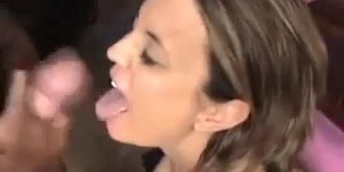 Ex Wife blows her friends huge fat dick for a huge load