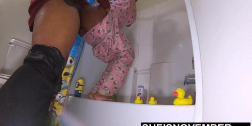 60Fps My Stepdaughter Screaming From Hard Penetration, Msnovember Smashed Doggystyle Sexriding Hardcore On The Tub And Toil