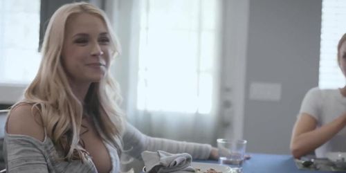 Stepmother And College Girl Tricked Into A Taboo Affair (Emma Hix, Lucas Frost, Sarah Vandella)