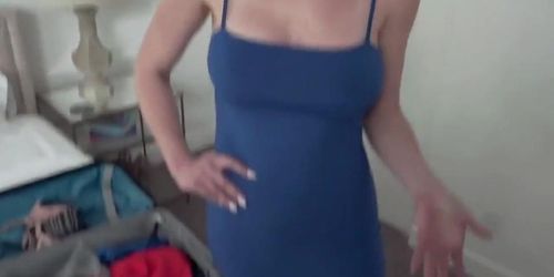 stepmother sits there and tries not to play with herself – whore (Kit Mercer)