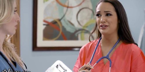 Hot Rookie Nurse With Big Boobs Has A Wet Pussy (Riley Reyes, Sofi Ryan)