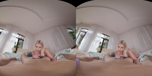 VRHUSH Sexy blonde teen Lilly Bella is ready to get naughty on Halloween (Bella Ready, Jason X)