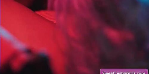 Sexy natural big tit lesbian hot babes Alexis Fawx, Angela White eat pussy and finger deep for amazing strong orgasms