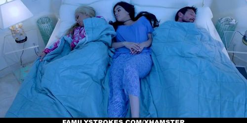 Family Strokes - My Step Parents Fucked Me (Honey Blossom, Savannah Sixx, Sultry Savannah)