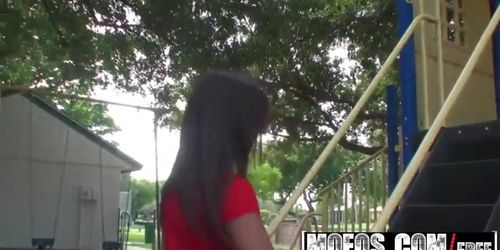 Slutty teen (Jynx Maze) - plays with her pussy and asshole in publick - Mofos