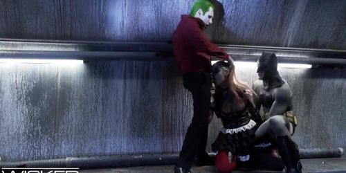 Wicked - Harley Quinn Fucks Joker & Batman (Charles Dera, Kleio Valentien, Tommy Pistol)