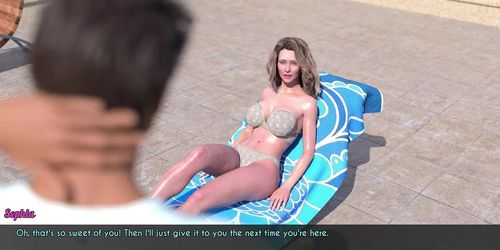 A Wife And Stepmom - Hot Scenes - Mowing The Lawn Part 4 - Developer On Patreon "Lustandpassion"