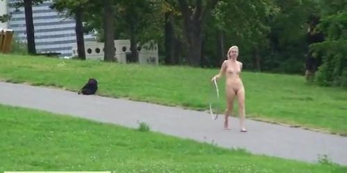 Lucie - Hot Public Nudity With Horny Girl