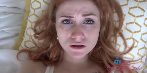 Redhead gets drilled by the porn operator