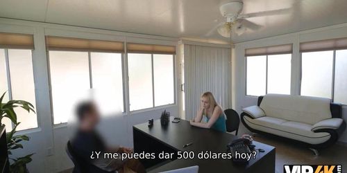 VIP4K. La mujer siempre est� dispuesta a ser perforada si le da dinero. (Alli Rae)