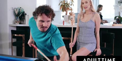 Ffm! Roommates Use Strip Pool Stud As Screw Toy! (Kay Lovely, Paige Owens, Robby Echo)