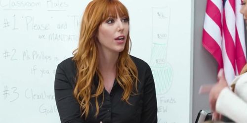 Strange Step Mother Makes Her Daughter And Prof Have Lesbian Sex (Becky Bandini, Lauren Phillips, Lily Larimar)