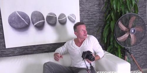 Sweet brunette up for spicy casting (George Uhl, Lara Fox)