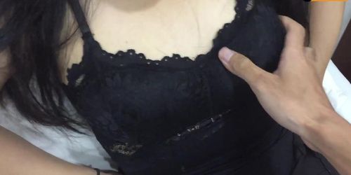 (???) College Girl Tinder Date With Big Boobs Part.1 ??????????????????? Tinder ?????????