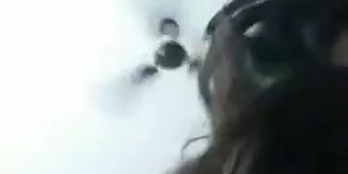 Girl Riding nd talking in Urdu hindi