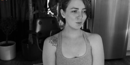 Maeve Orgasms and Squirts in Black and White