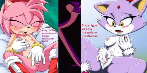 Amy Te amo mi bb y Blaze yo igual te amo mi amy.mp4 (AmyRose50, Ariel Blaze, Sonic_69)