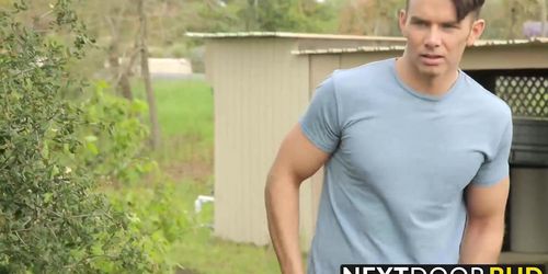 Markie More is ready to screw his step brother Addison Graham