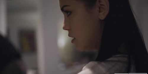 Latina babysitter is fucked rough and impregnated by old man (Alina Lopez, Dick Chibbles)