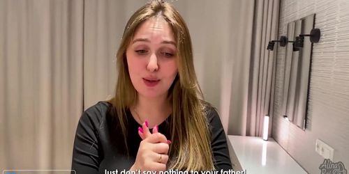 HOT Stepmom decided to help her Stepson finish. - Your dick has grown a lot since I met your father.