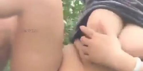 Beauty with big tits is too hot and so she fucks in broad daylight (Beauty Dior)