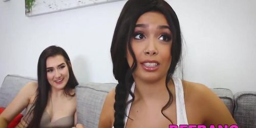 Sexy cuties fucking stepbro (Aaliyah Hadid, Molly Mae, Stoney Lynn, Victoria Tiffani)