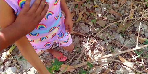 Sri Lankan Campus Girl Having Sex With Bf - In High-Risk Outdoor Jungle. ???? ????? ??? - Village Outdoor