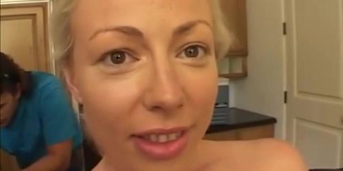 Adrianna Nicole strokes & fucks cameraman before scene