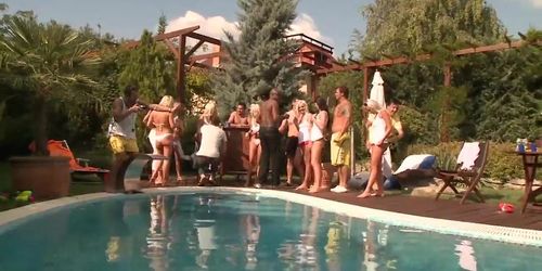 Pool Party - (Full HD Film) (Brigitte Fox, Dieter Von Stein, Mandy Bright, Star E. Knight, Titus Steel, Zafira May)